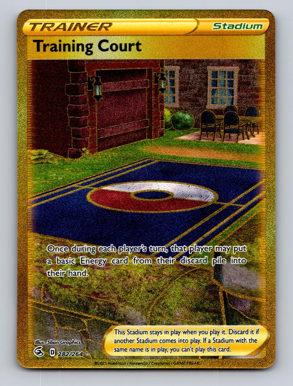 TRAINING COURT 282/264 SEC FUSION STRIKE POKEMON NM