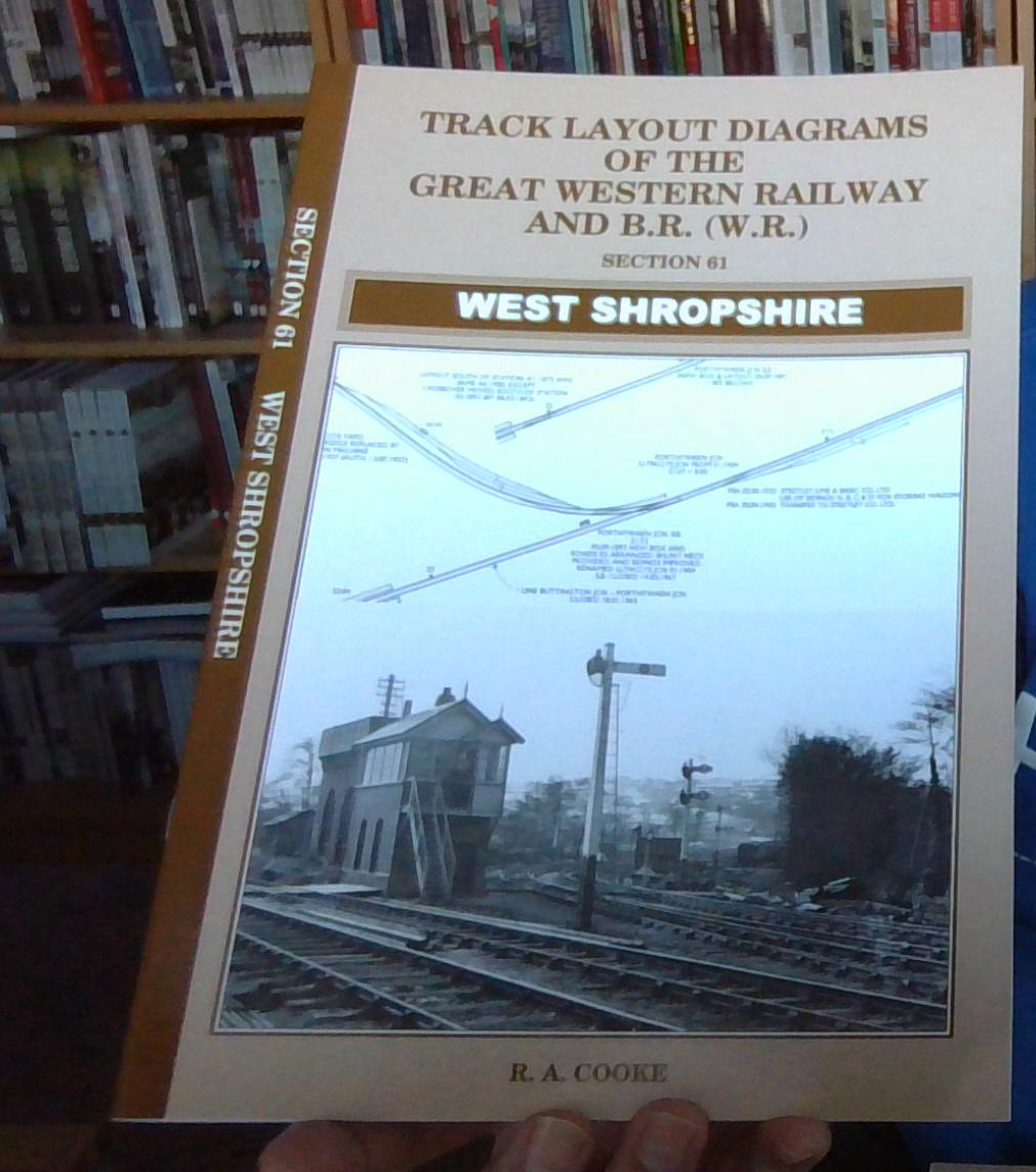 Track Layout Diagrams Great Western RAILWAY WEST SHROPSHIRE SECTION 61 NEW