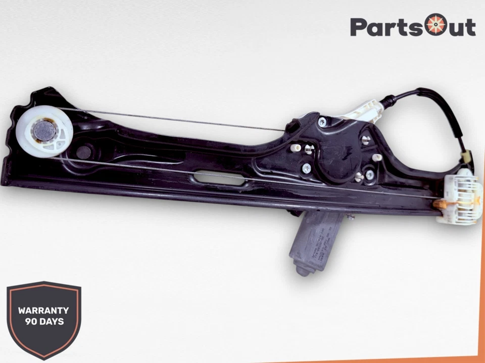 BMW X5 E70 2007-2013 puerta trasera derecha ventana cristal regulador con motor OEM Foto 2 de 4