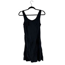 Vintage Y2K Victoria's Secret 100 Silk Gray Fit Flare Slip Dress Lingerie