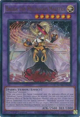 3x Bacha the Melodious Maestra Ultra Rare MP25-EN188 NM 2025 Mega-Pack playset
