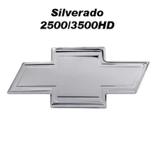 07-10 Chevy Silverado 2500 3500 HD Ft Billet Bowtie Grille Emblem Border Polish