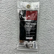 NIP ADAMS USA 206-GD-R YELLOW Flag Football Belt Set Sports Equipment OSFM