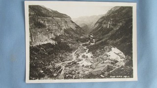 1920 Ouray Colorado Camp Bird Mine & Mill Original Print Photo Orr Photo Imprint