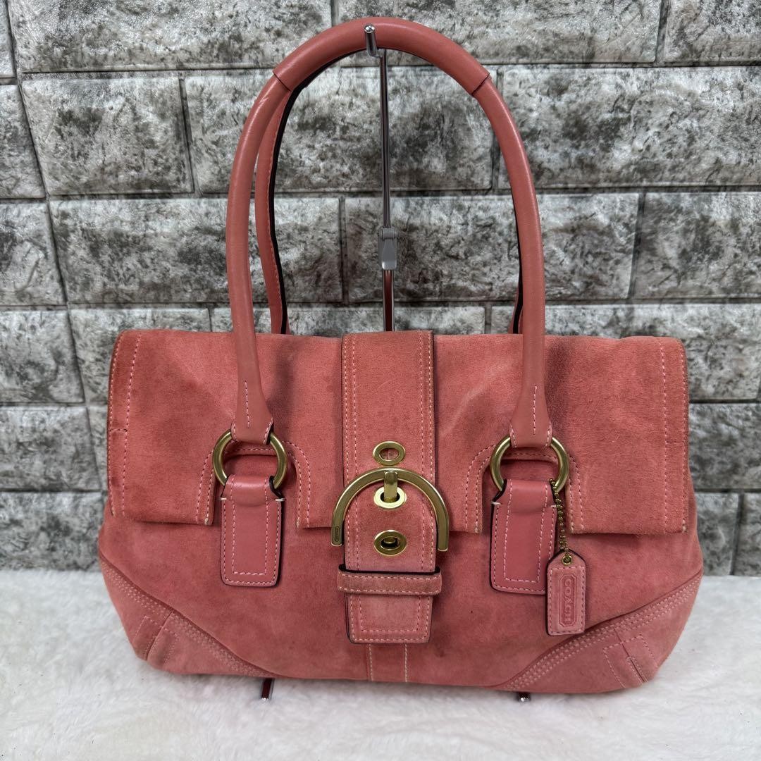 Coach Pink Soho Hobo Shoulder 肩掛け PINK Rare Coach, shoulder bag, signature, pink, Soho, Bag Charm