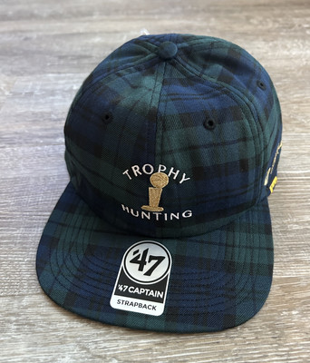 NEW Trophy Hunting x  47 Brand Blackwatch Plaid O'Brien Logo Embroidered Hat NBA