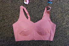 New Bali Comfort Revolution Easylite Wireless Bra - Size XL - Pink - DF3496