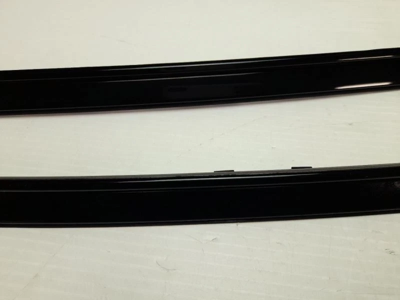 2008 BMW 535xi 535i 528i 528xi E60 Sedan Roof Molding Set Left + Right Black - Image 3 of 4