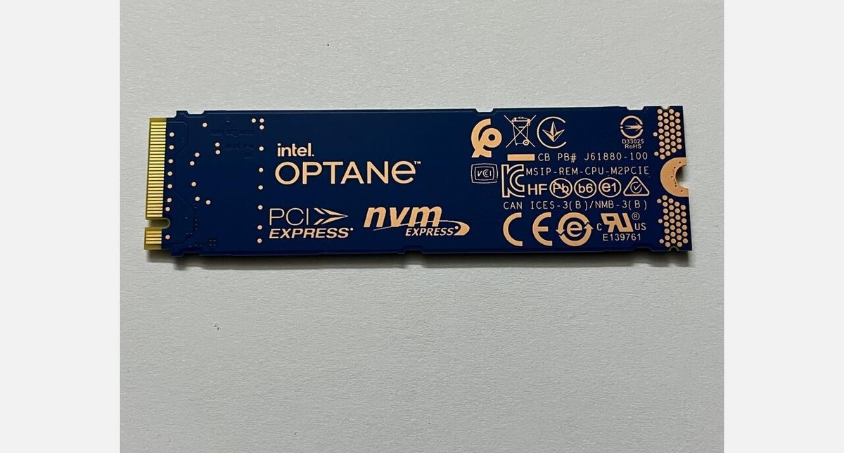 内蔵型SSD Intel Optane p1600x M2 NVME 2280 118GB Intel Optane™ SSD P1600X Series 118GB M.2 2280 Internal