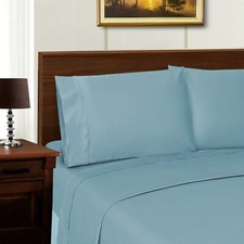 Solid 1000-Thread Count Tencel-Blend Wrinkle-Resistant Breathable Soft Sheet Set