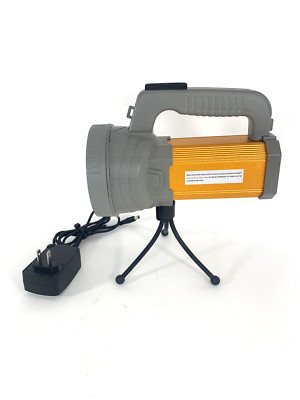 Super Bright Handheld Led Spotlight Flashlight Powerful Aluminum Alloy Grey