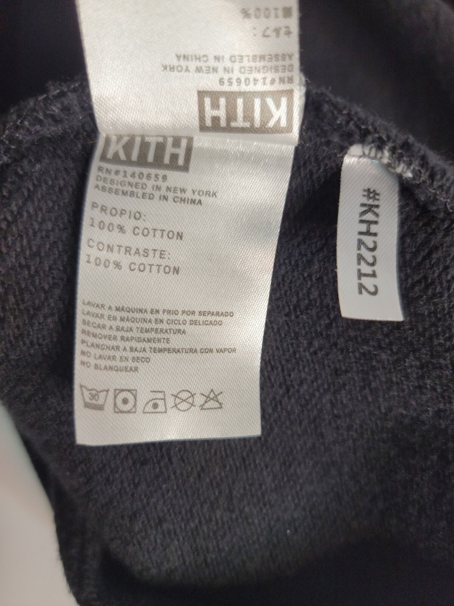 KITH Sweater Mens Medium GEO COLOR BOX LOGO CREWNECK Sweatshirt