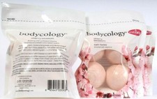 3 Bags Bodycology Cherry Blossom 4 Count Moisture Bath Fizzies With Vitamin E