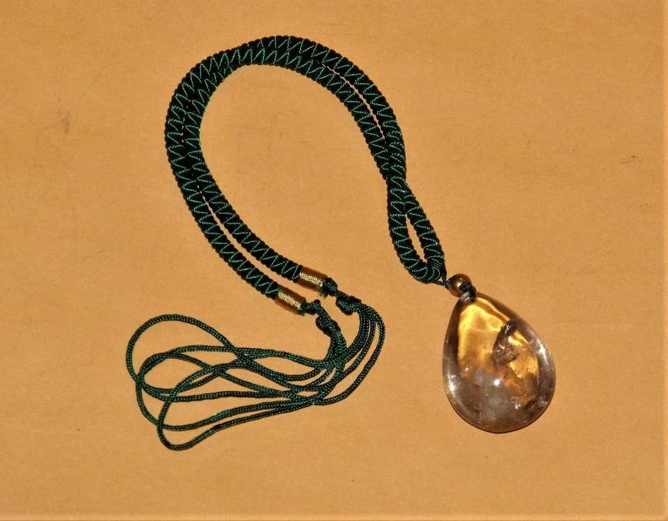 125 g Natural Silver Rutilated Quartz Titanium Crystal Men And women Pendant - Image 3 of 4