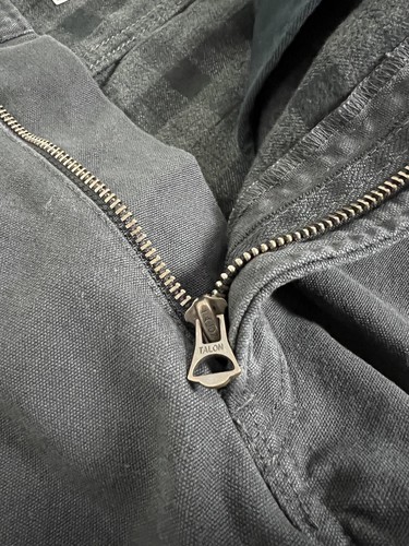 FILSON FLANNEL-LINED DRY TIN CLOTH PANTS RAVEN 36X30 NWT - Picture 6 of 12