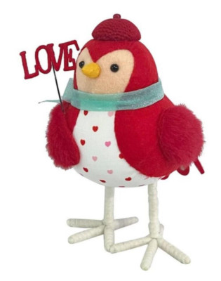 *NEW Target 2023 Spritz 'AERIAL' Valentine's Bird 6.25'' Holding ''LOVE'' Sign NWT!