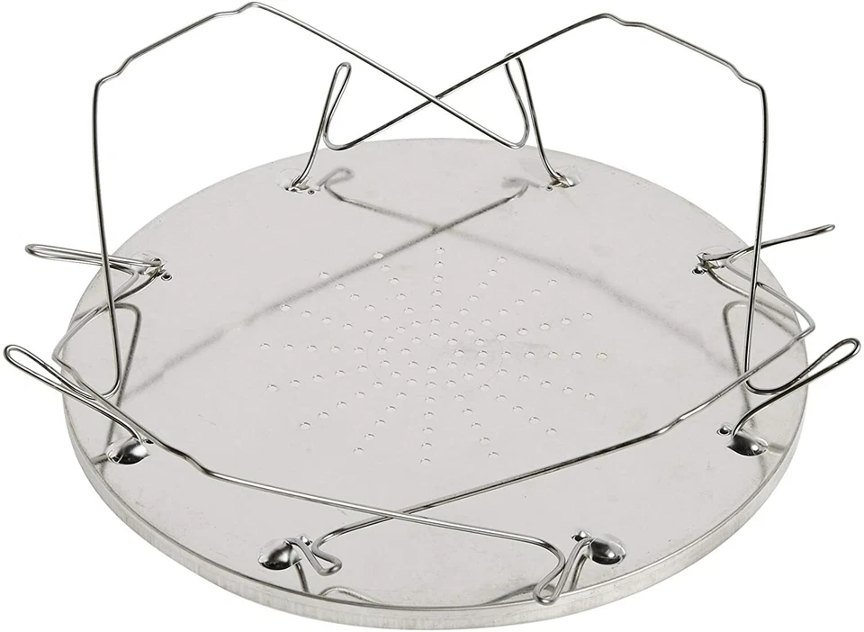 Camp Stove toaster 9" Silver folds flat camping hiking emergency survival gear - Image 3 of 4