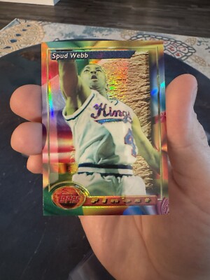 1993-94 Topps Finest - Refractor #57 Spud Webb