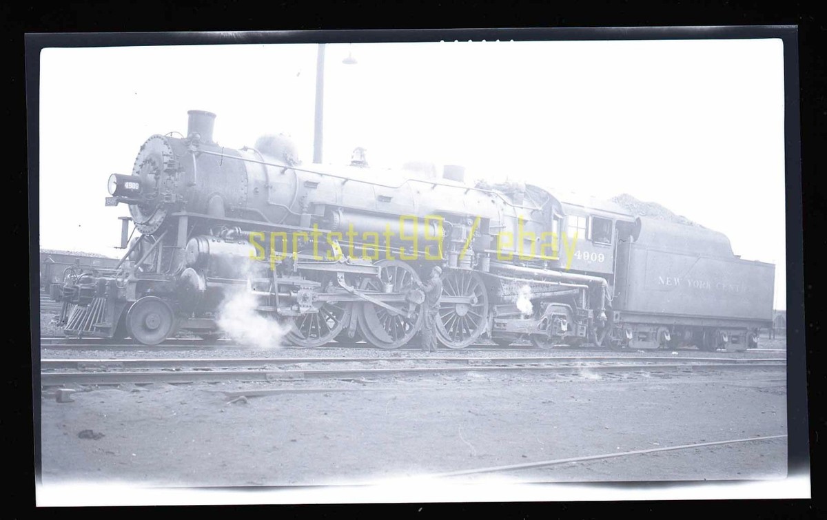 NYC New York Central 4-6-2 Steam Locomotive #4909 - Vintage