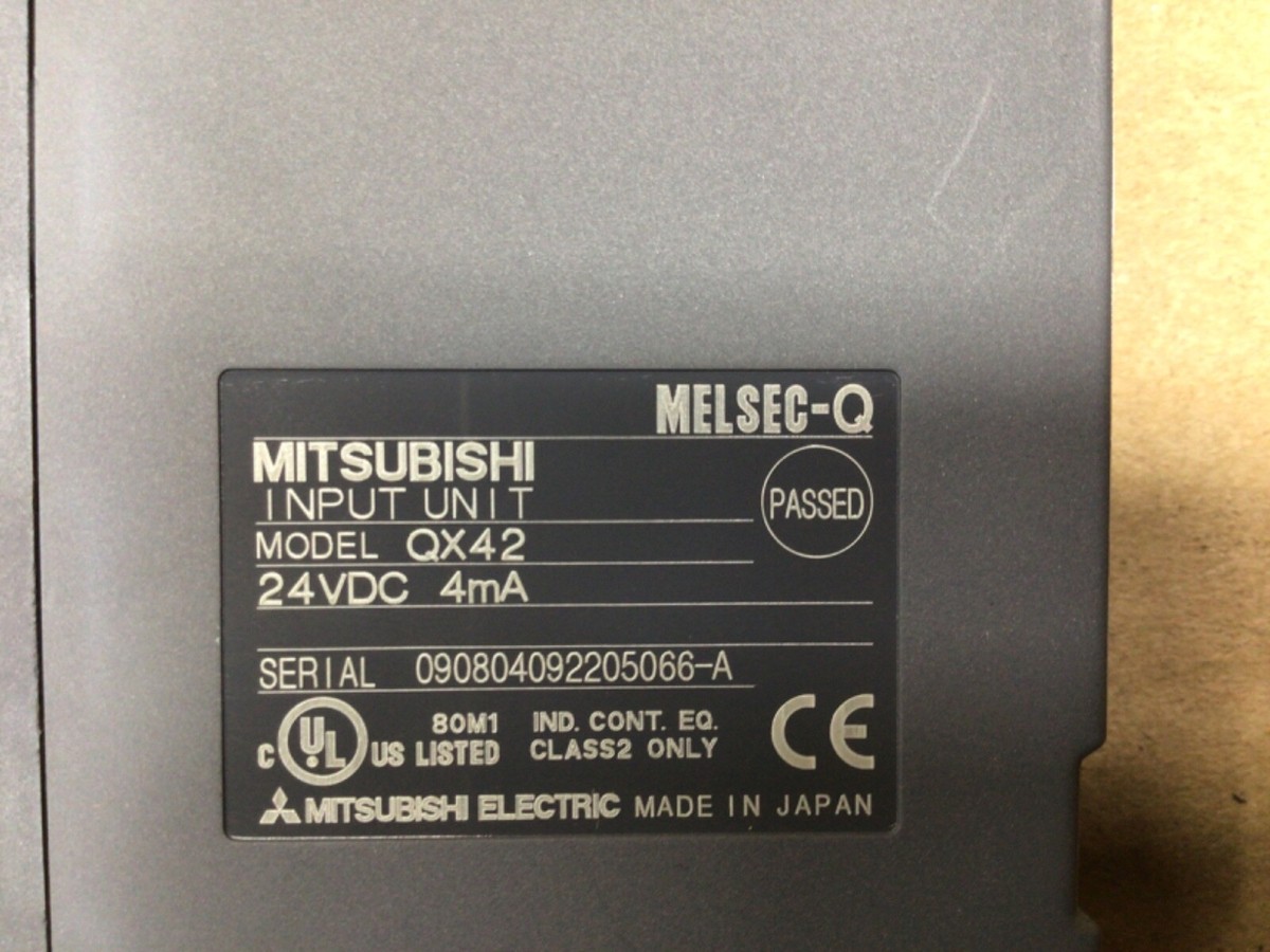 Mitsubishi QX42 Input Unit Module 24VDC Melsec-Q #4012A44AD | eBay