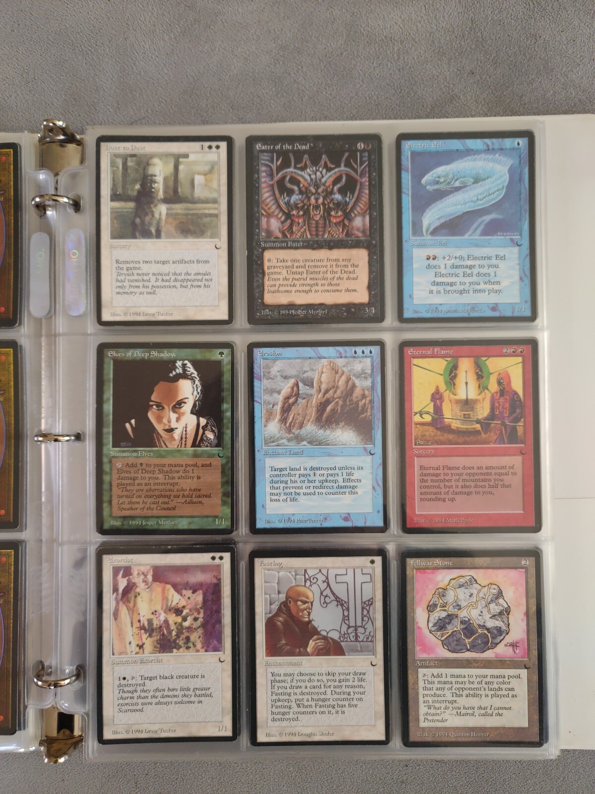 The Dark Complete Set MTG Magic the Gathering 1994 Vintage Legacy