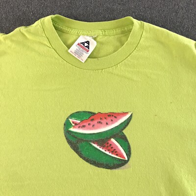 VTG Phish Trey Anastasio Shirt Mens 2XL XXL Lime Green Summer Tour