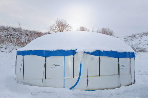XXL CoverMio PVC-Poolkissen Winter Luftkissen Poolpolster rund (4m oder 5,5m) - Bild 8 von 14