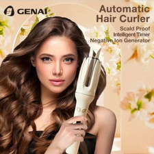 28mm Automatic Hair Curler with Negative Ion Technology -4 Temperature Settings