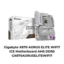 Gigabyte X870 AORUS ELITE WIFI7 ICE Motherboard AM5 DDR5 GX870AORUSELITEWIFI7