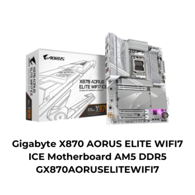 Gigabyte X870 AORUS ELITE WIFI7 ICE Motherboard AM5 DDR5