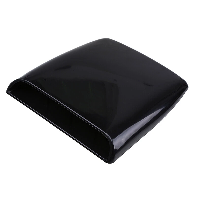 Capa adesiva universal preta para carro decoração automática fluxo de ar entrada colher capô ventilação - Imagem 4 de 4
