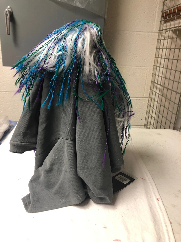 Nuevo Disfraz Trenzado Azul Púrpura Verde Peluca Fiesta Halloween Foto 2 de 2