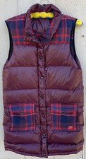 Nike Sportswear Nylon Puffer Vest Plaid Cotton Down May Be Vintage 90s Y2k M