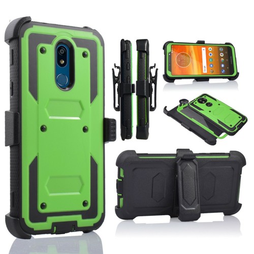 For LG STYLO 5 Full Body Rugged Holster Defender Armor Case + Built in Screen  - Picture 27 of 63