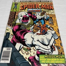 Spectacular Spider-Man #41 NEWSSTAND (1980) Mooney Meteor Man Cover Mid Grade
