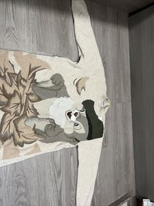 ICEBERG Disney Thumper Sweater Pullover Jumper Vintage Made in Italy Wool 1992