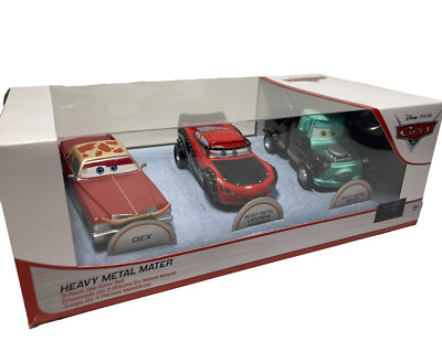Disney Pixar Cars Heavy Metal Mater 3 Pack Scale 1:43 Heavy Metal Mcqueen Dex