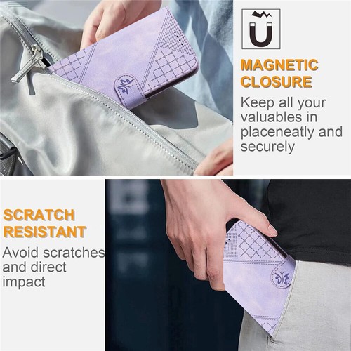 Leather Butterfly Wallet Phone Case For OPPO Reno 11F 12 13 Pro A80 A60 A40 A79 - Picture 33 of 57