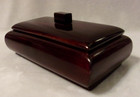 HANDCRAFTED VINTAGE SOLID WOOD KEEPSAKE BOX - Cherrywood Lacquer Finish