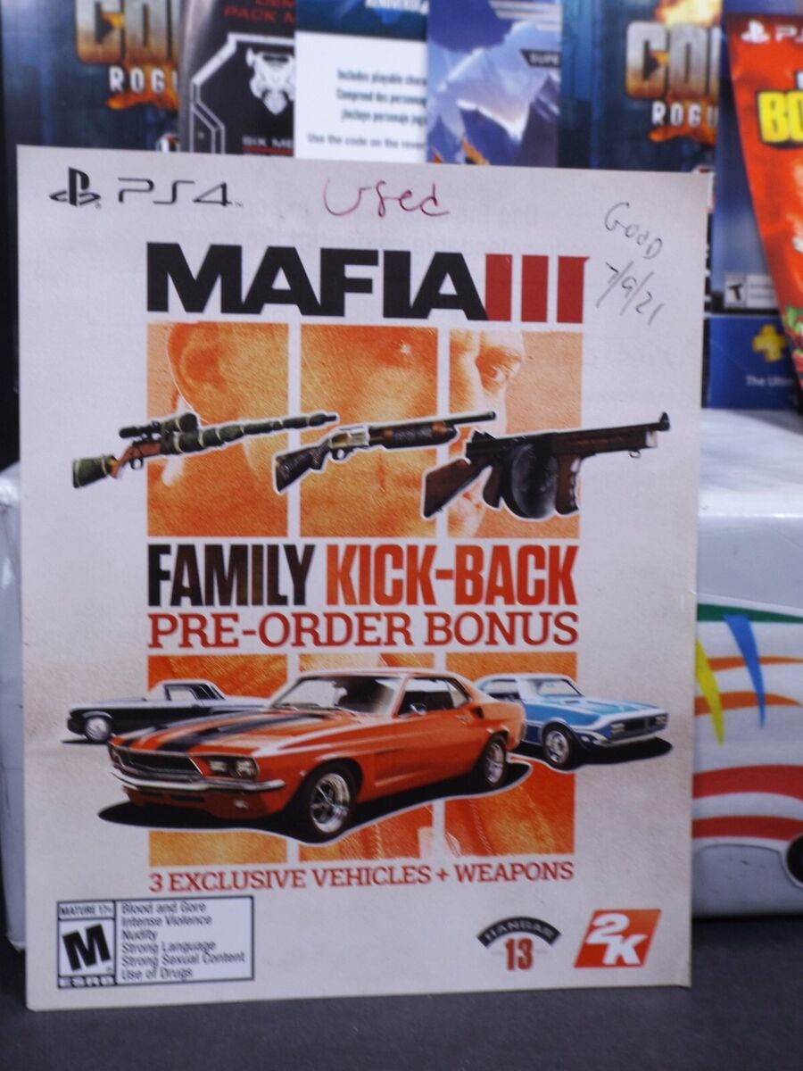 Xbox One Mafia 3 Family Kick-Back Add-on