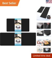 17.3" Anti-Fatigue Kitchen Mats, 2-Pack, Waterproof & Stain-Resistant Comfort