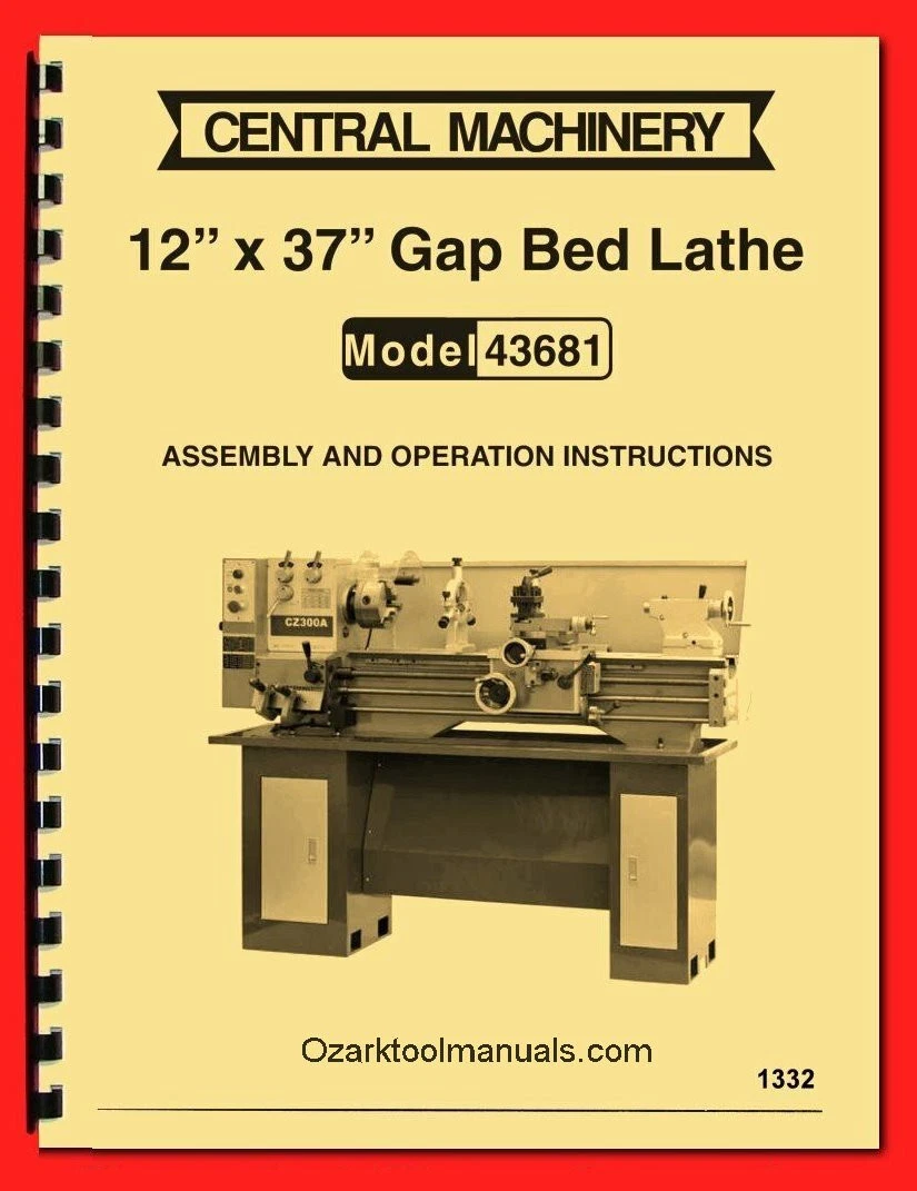 Central machinery sale lathe