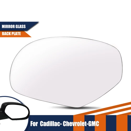Stick On Mirror Glass Driver Left Side For GMC Sierra Chevy Silverado  2007-2014