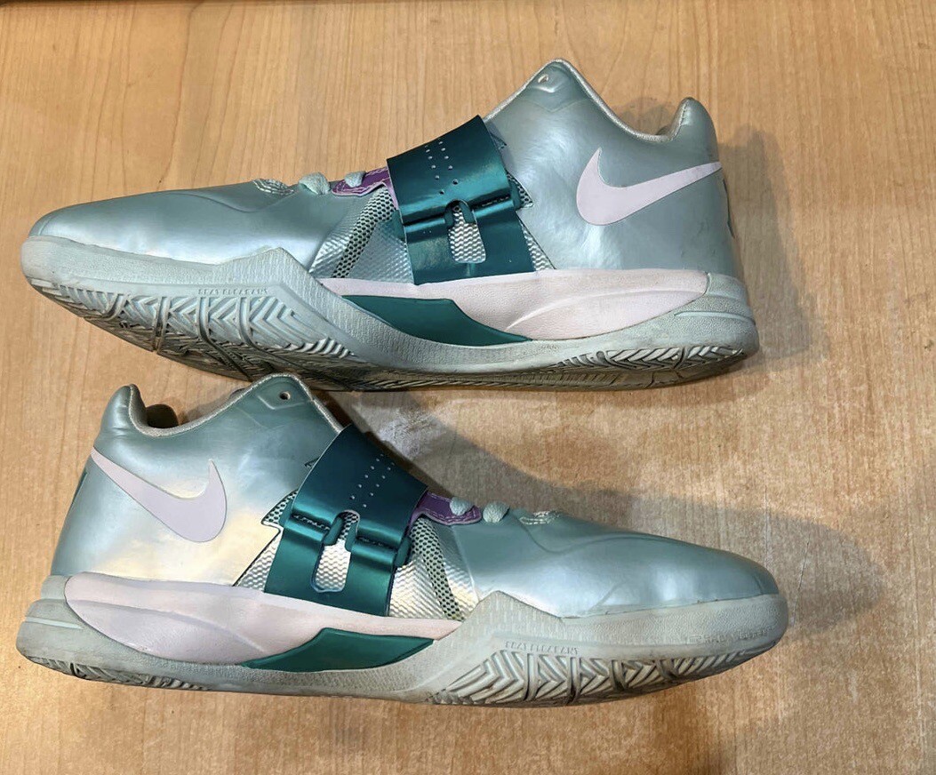 Zoom KD 4 GS Easter Size 7Y Mint Candy White New Green 479436-300
