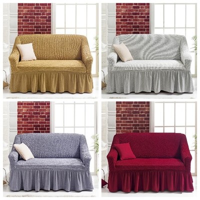 Ptk Stretch Sofa Cover Sofahusse 1er 2er Od 3er Couch Cover 4 Colors Ebay