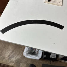 Flat Curved Barstool Footrest Kickplate Kick plate Solid Brass Protector USA!