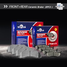 For Lincoln Navigator Ford Expedition Front + Rear Premium Ceramic Brake Pads