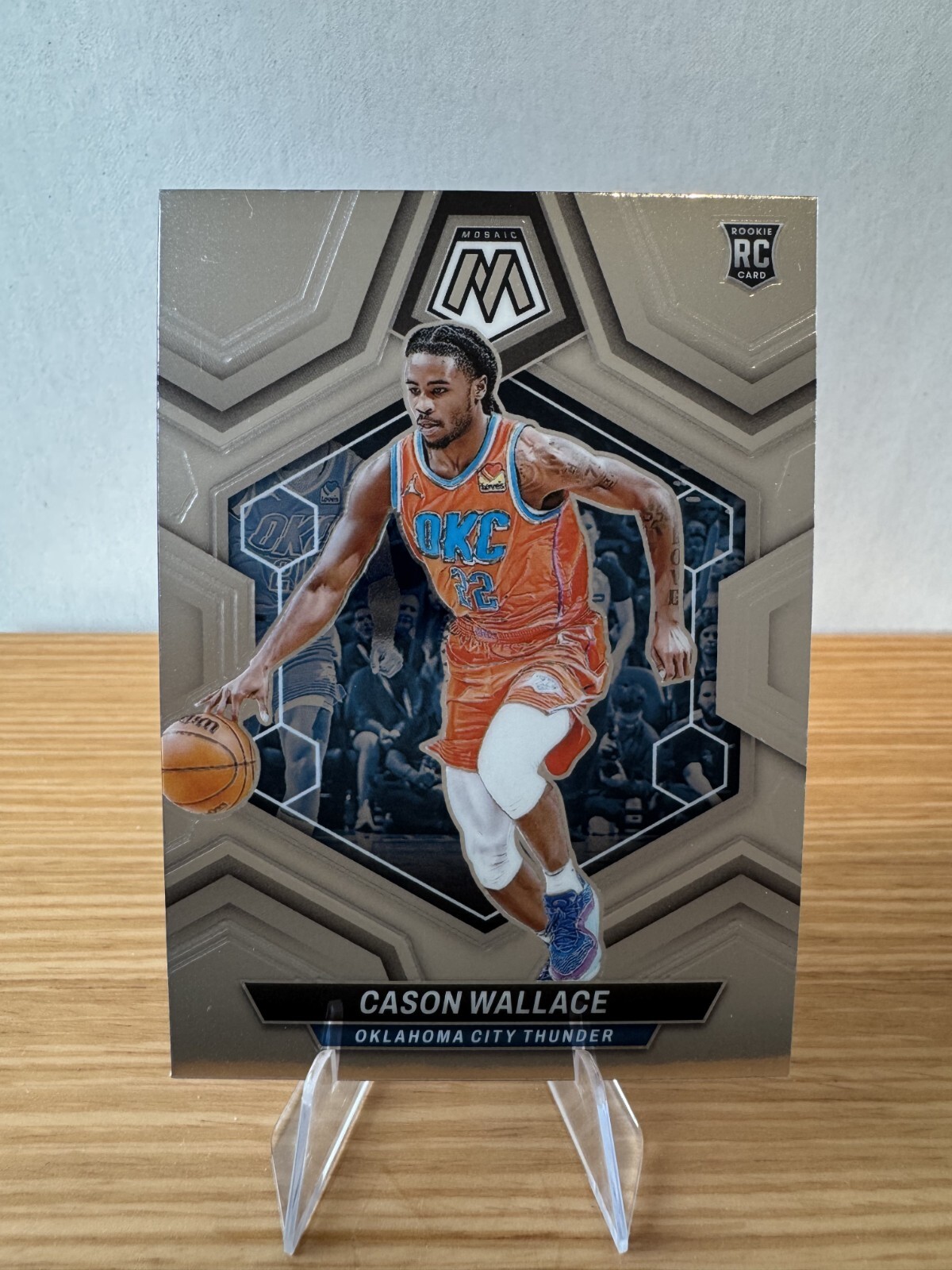 2023-24 Panini Mosaic - Rookies Cason Wallace #218 (RC) OKC Thunder
