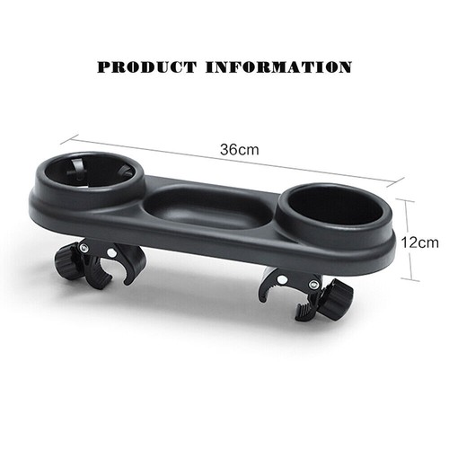 Baby Stroller Snack Tray 3in1 with Cup Holder Multifunctional Stroller Organizer - Picture 4 of 12