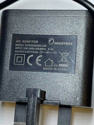 5V 2A AC Adaptor Power Supply Charger for 9" Android 4.1 Jelly Bean GoTab GBT9 - Picture 2 of 6